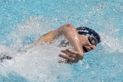 Lia Thomas en plena competencia/ Joseph Prezioso