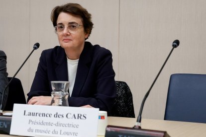 La presidente del Museo del Louvre, Laurence des Cars, en una imagen de archivo