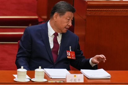 Xi Jinping durante la Asamblea Popular Nacional (APN)