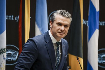 Pete Hegseth en Doral, Florida/ Eva Marie Uzcategui