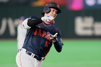 Shohei Ohtani, durante el triunfo de Japón frente a Taiwán en el Clásico Mundial