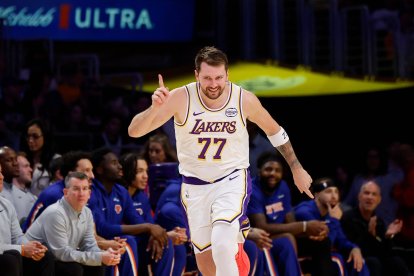 El escolta de Los Angeles Lakers Luka Doncic