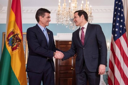 Marco Rubio y Rodrigo Paz