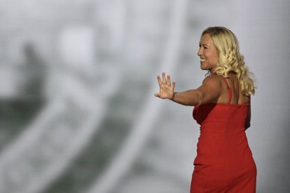 Marjorie Taylor Greene en la RNC de 2024/ Andrew Caballero- Reynolds