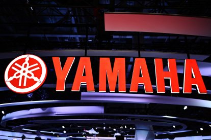 El logo de la empresa japonesa Yamaha (Archivo)