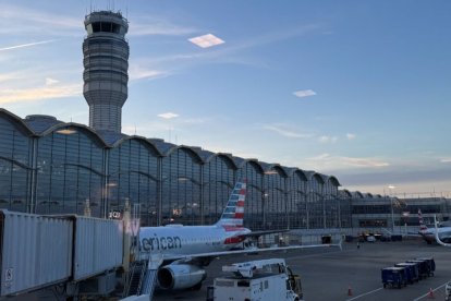 La torre de control del Aeropuerto Nacional Ronald Reagan Washington