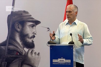 El dictador cubano Miguel Díaz-Canel