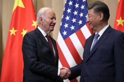 Joe Biden and Xi Jinping