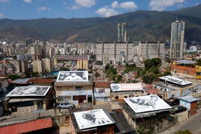 Vista general de Las Torres de Parque Central en Caracas