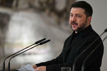 El presidente ucraniano Volodímir Zelenski