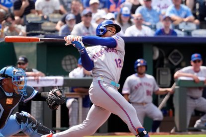 Francisco Lindor, pelotero de los Mets de Nueva York