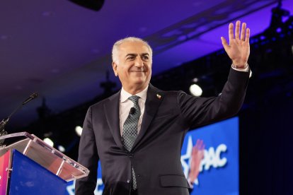 Reza Pahlavi en CPAC/ Leandro Lozada