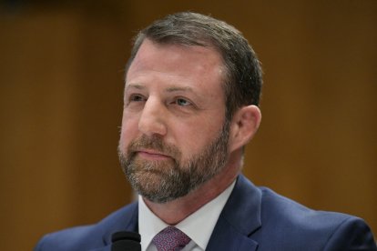 Markwayne Mullin en el Senado/ Oliver Contreras