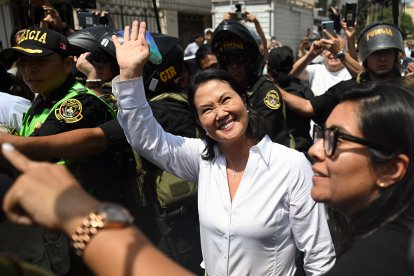 La líder de Fuerza Popular, Keiko Fujimori.