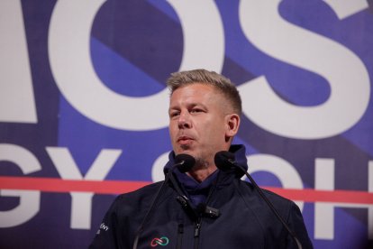 Peter Magyar, líder del partido Tisza