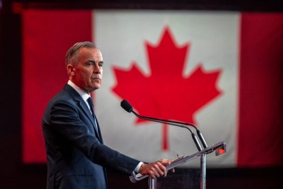 El primer ministro canadiense Mark Carney