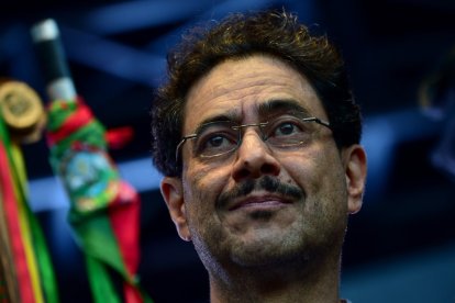 El candidato presidencial izquierdista de Colombia, Iván Cepeda