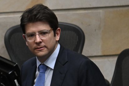 Miguel Uribe Turbay, días antes de ser baleado. Imagen de archivo