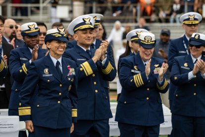Miembros de la Guardia Costera en New London, Connecticut/ Joseph Prezioso