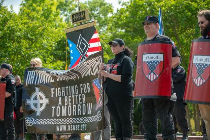 Manifestación del  Partido Nacional Socialista de América/ Bita Honarvar