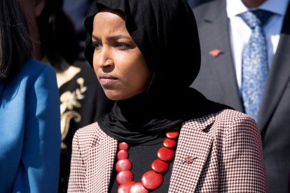 La representante demócrata Ilhan Omar