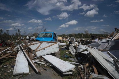 Daños causados por tornados en el oeste de EEUU (Archivo)