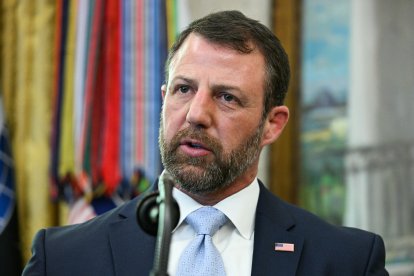 Markwayne Mullin en el Salón Oval/ Jim Watson