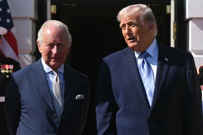 Donald Trump recibe al rey Carlos III en la Casa Blanca/ Saul Loeb