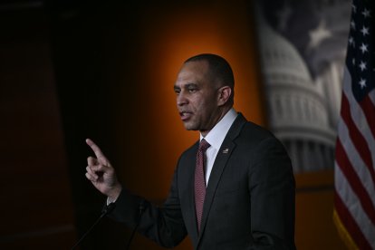 Hakeem Jeffries, líder de la minoría demócrata en la Cámara