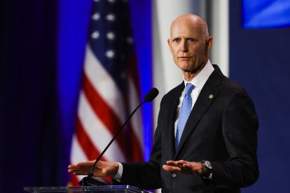 El senador Rick Scott.