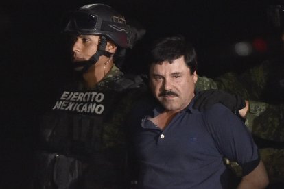 Joaquín 'El Chapo' Guzmán, detenido por las autoridades mexicanas en 2016