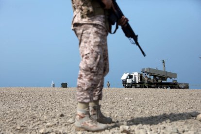 Una fotografía facilitada por la oficina del Ejército iraní el 21 de agosto de 2025