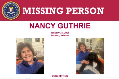Anuncio sobre la desaparición de Nancy Guthrie
