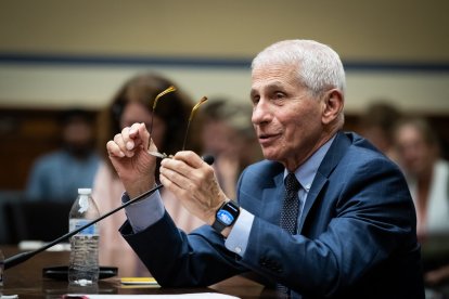 Dr. Anthony Fauci, former Director of the National Institute of Allergy and Infectious Diseases, testifies before the House Select Committee on the Coronavirus, Washington, DC, June 3, 2024.  Fauci was to many, the public face of government response to the coronavirus and a frequent target of Republican lawmakers ire arising from the shutdown. (Photo by Allison Bailey / Middle East Images via AFP)