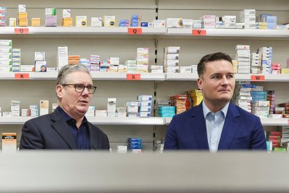 Keir Starmer y Wes Streeting. Enero de 2026