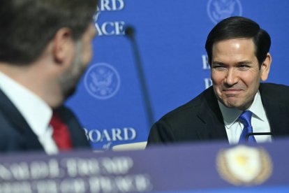 JD Vance y el secretario de Estado Marco Rubio en una imagen de archivo