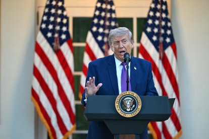 Donald Trump en la Casa Blanca/ Kent Nishimura