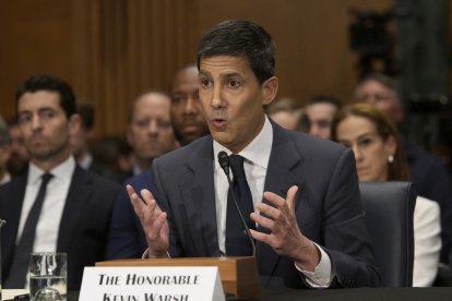 Kevin Warsh, durante una audiencia en el Senado