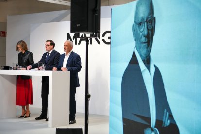 (Archivo) Una imagen del homenaje al fundador de Mango, Isak Andic