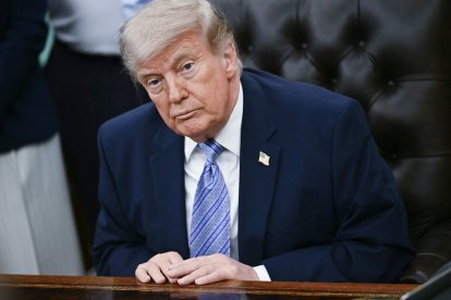 El presidente Donald Trump, este 21 de mayo.