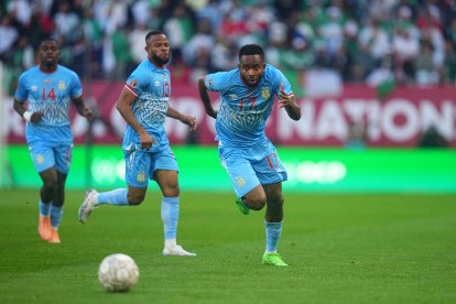 Futbolistas del combinado nacional de la República Democrática del Congo