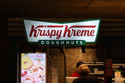 Tienda de Krispy Kreme-Imagen de Archivo