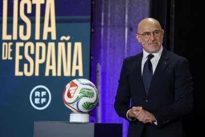 El entrenador de la selección española, Luis de la Fuente