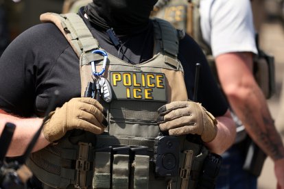 Agentes de ICE en Nueva Jersey/ Charly Triballeau