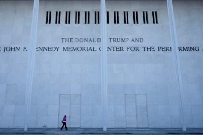 La fachada del Kennedy Center en Washington D.C.