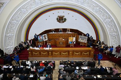 El hemiciclo de la Asamblea Nacional de Venezuela.