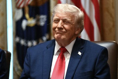 Donald Trump en la Casa Blanca/ Kent Nishimura
