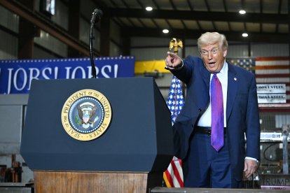 Donald Trump en Rome, Georgia/ Saul Loeb