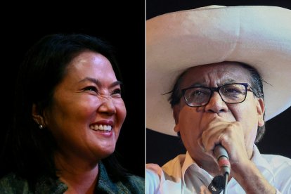 Keiko Fujimori y Roberto Sánchez/ Ernesto Benavides y Connie France