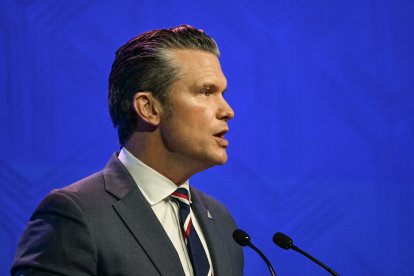 El secretario Pete Hegseth.